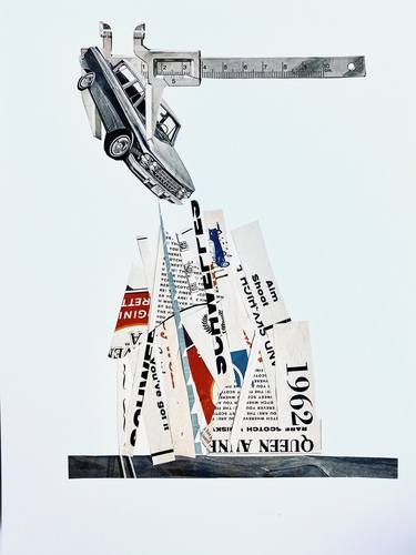 Print of Car Collage by Emily Marbach