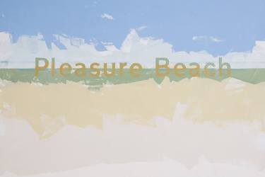 "Seaside Town " Screen -print on Board, Series 3 thumb