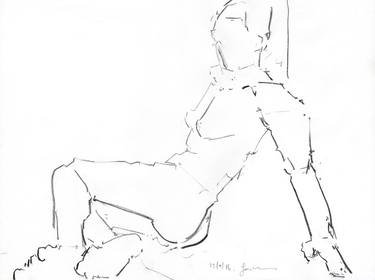 Original Fine Art Nude Drawings by Ian McKay
