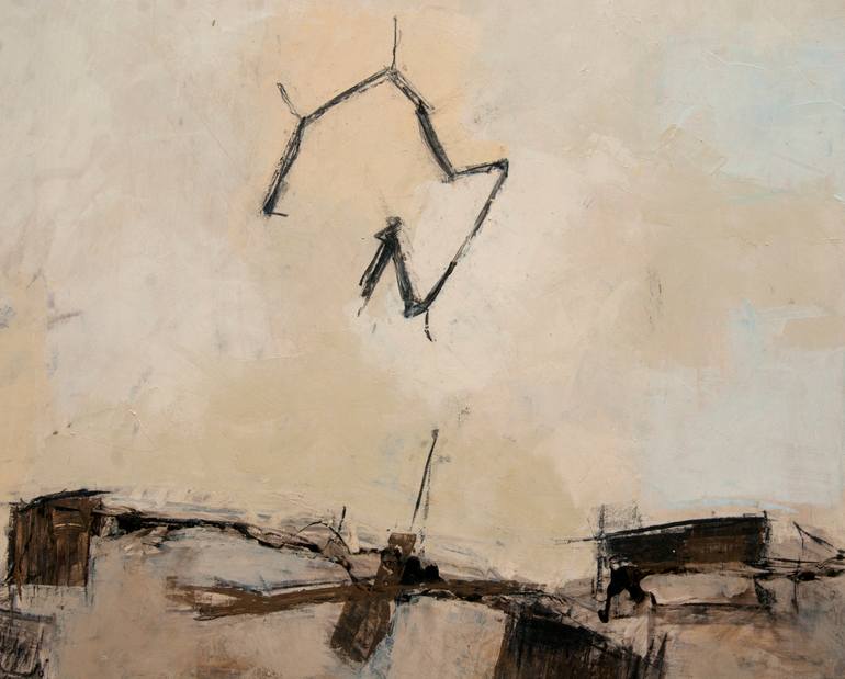 Original Abstract Architecture Painting by Ian Mckay