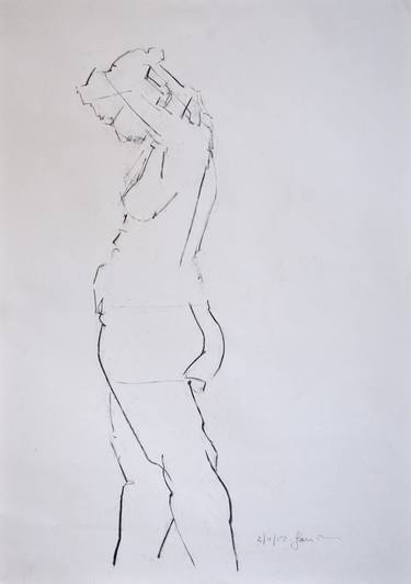 Original Nude Drawings by Ian McKay