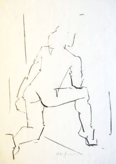 Original Nude Drawings by Ian McKay