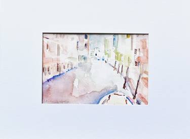 Venice By Night - Watercolour Study No 8 thumb
