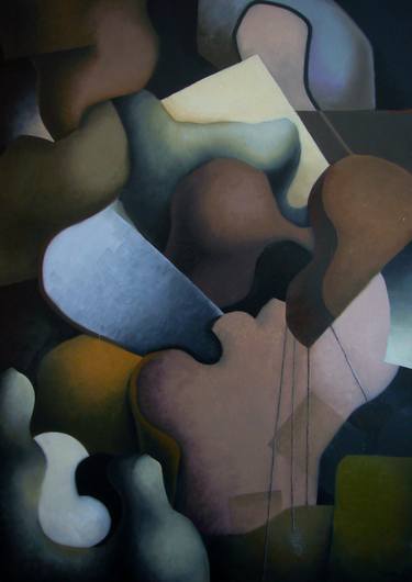 Print of Abstract Music Paintings by Carlos Blanco Artero