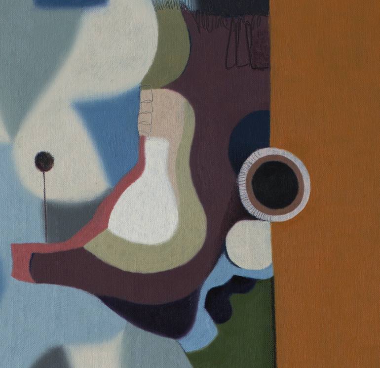 Original Cubism People Painting by Carlos Blanco Artero