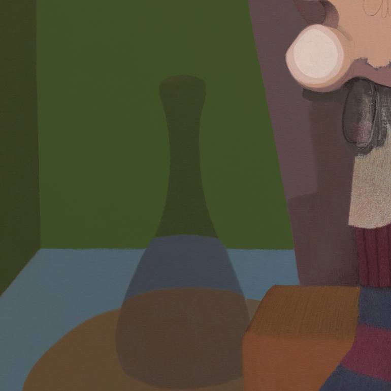 Original Figurative Humor Painting by Carlos Blanco Artero