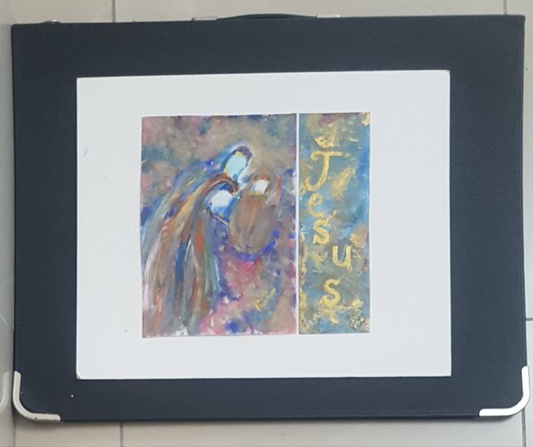 Original Modern Religious Paintings by Maha Rukab