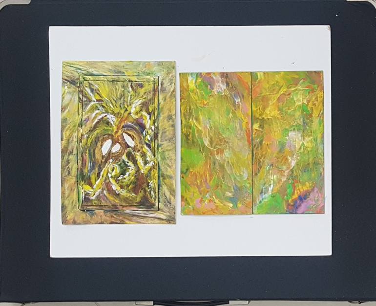 Original Modernism Religion Paintings by Maha Rukab
