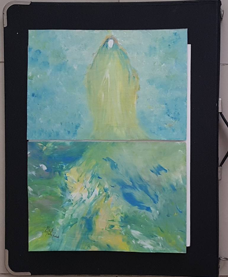 Original Modernism Religion Paintings by Maha Rukab