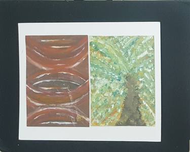 Original Modernism Religion Painting by Maha Rukab