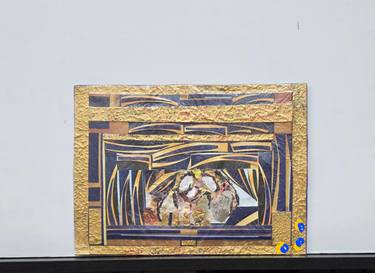 Original Modernism Religion Mixed Media by Maha Rukab