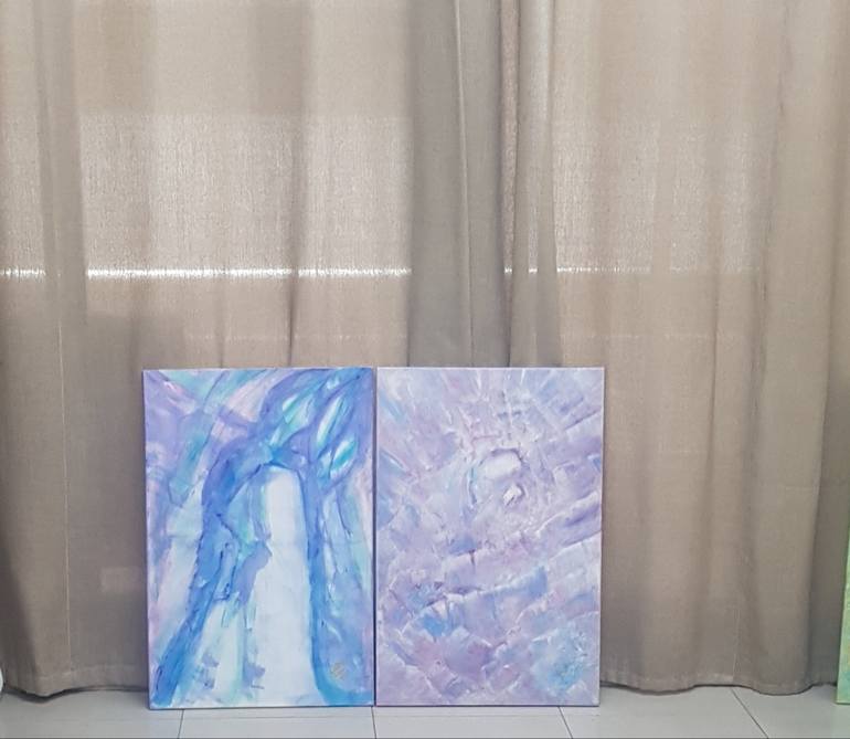 Original Modern Religious Paintings by Maha Rukab