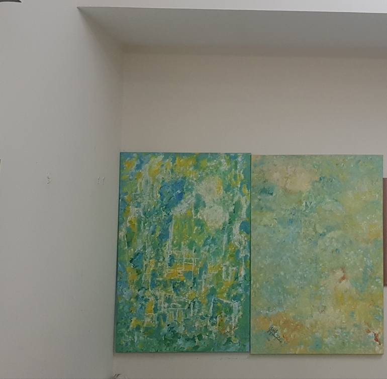 Original Modern Religious Paintings by Maha Rukab