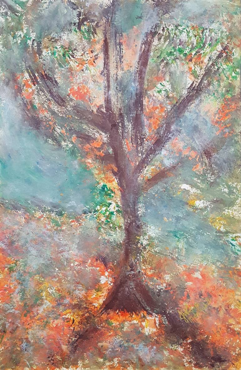 vine and branches painting