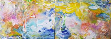 Original Abstract Religious Paintings by maha rukab