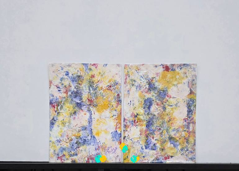 Original Abstract Religion Painting by Maha Rukab