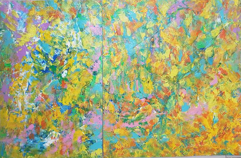 Original Modern Religious Paintings by Maha Rukab