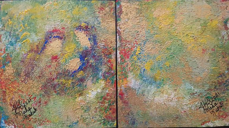Original Modern Religious Paintings by Maha Rukab