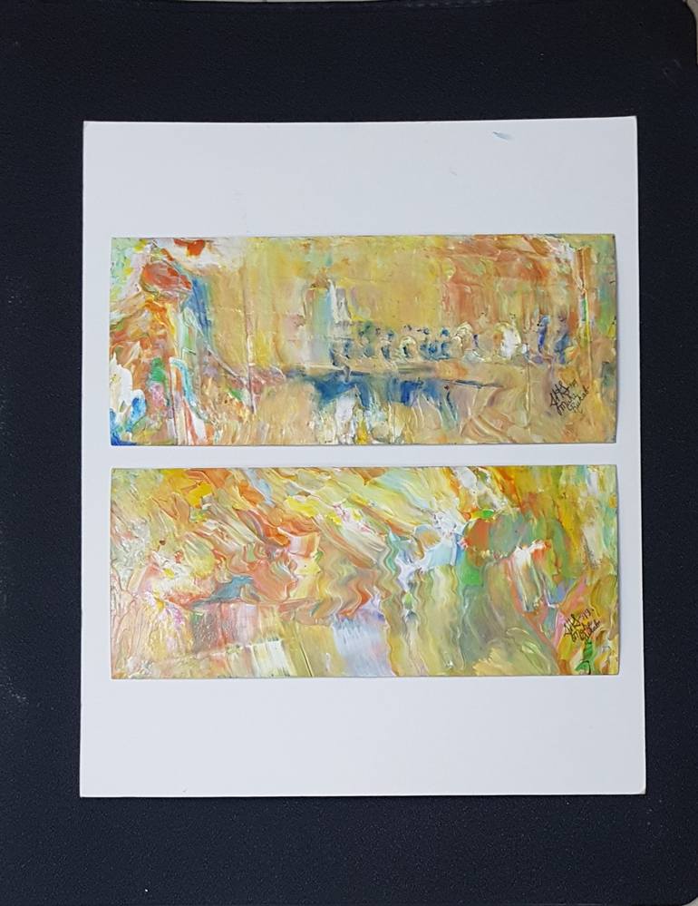 Original Modern Religious Paintings by Maha Rukab