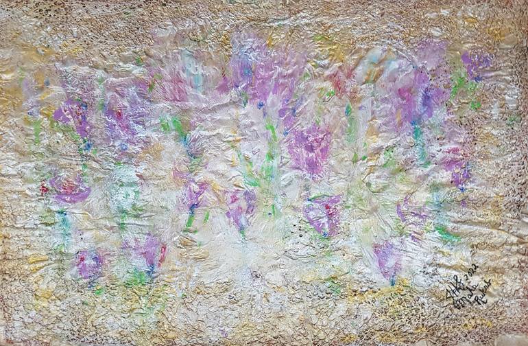 Original Modern Floral Paintings by Maha Rukab