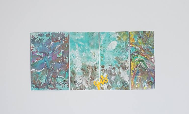 Original Modern Religious Paintings by Maha Rukab