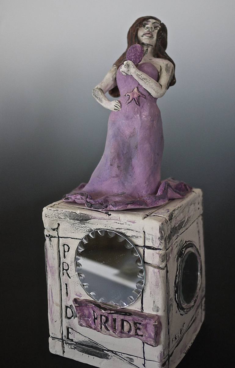 Original Abstract Classical mythology Sculpture by Mary McGill