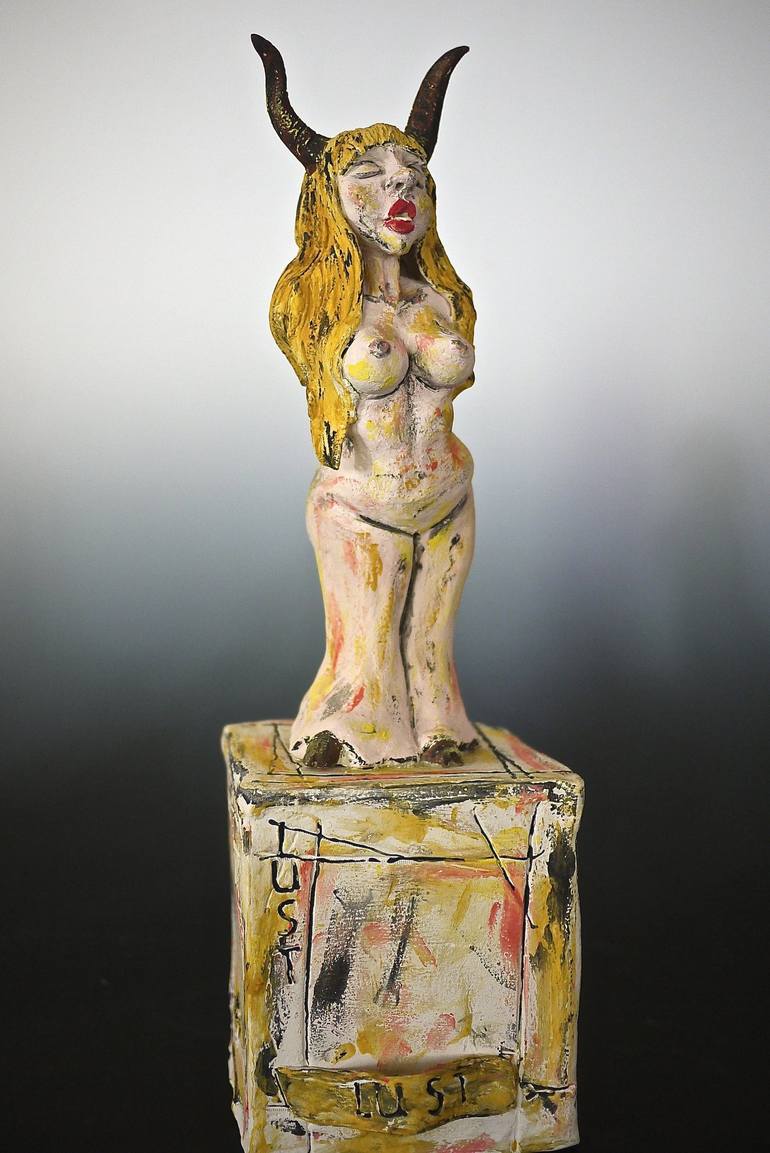 Original Abstract Classical mythology Sculpture by Mary McGill