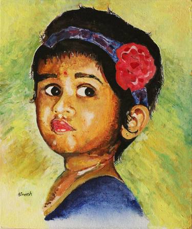 Print of Kids Paintings by Bineesh P