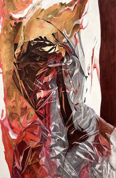 Original Figurative Abstract Paintings by Ekaterina Kunshina