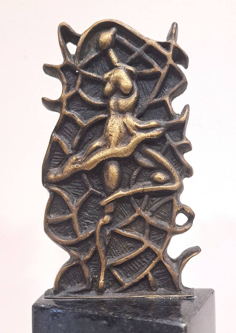 Original Art Deco Music Sculpture by Rafail Georgiev