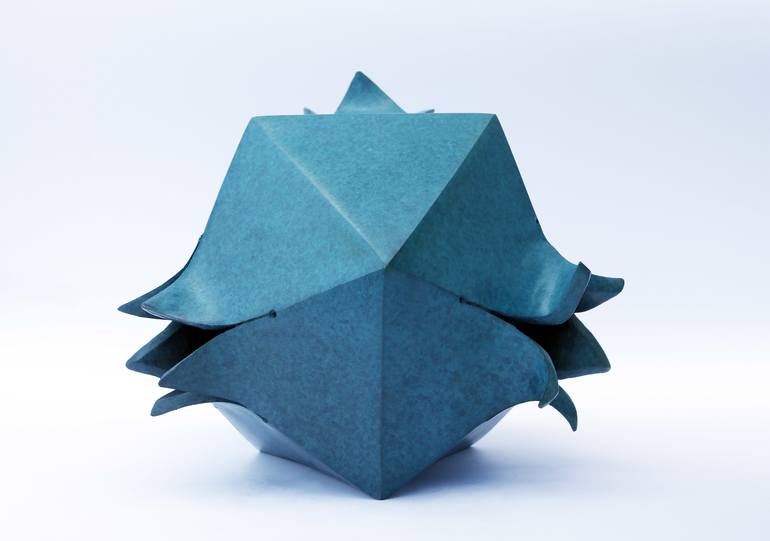 Original Abstract Science/Technology Sculpture by Rafail Georgiev