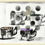 Polka Dot Tea by L Balombini