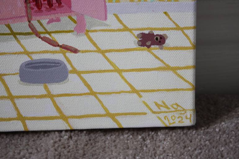 Original Contemporary Animal Painting by Lisa Ng