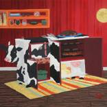 Cow Steak Cabinet by Lisa Ng