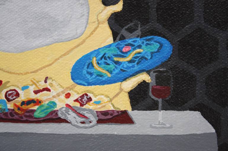 Original Surrealism Food & Drink Painting by Lisa Ng