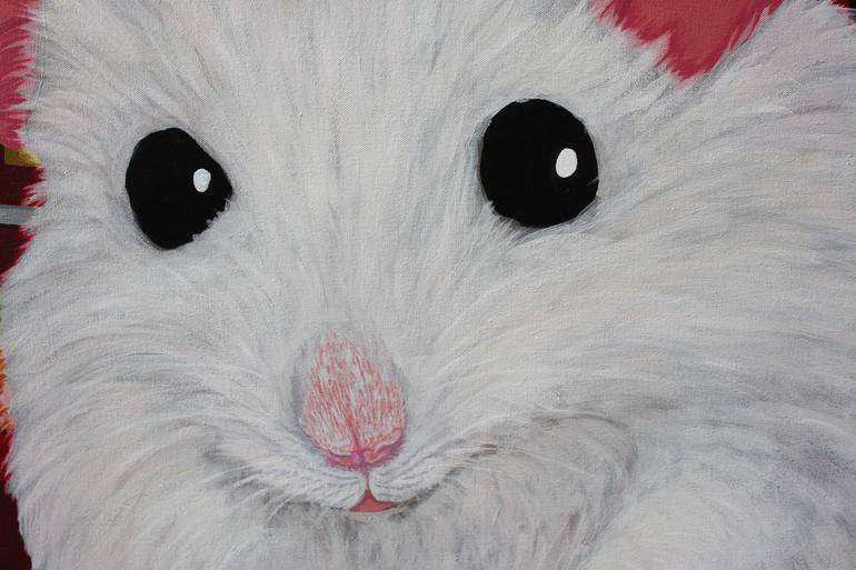 Original Surrealism Animal Painting by Lisa Ng