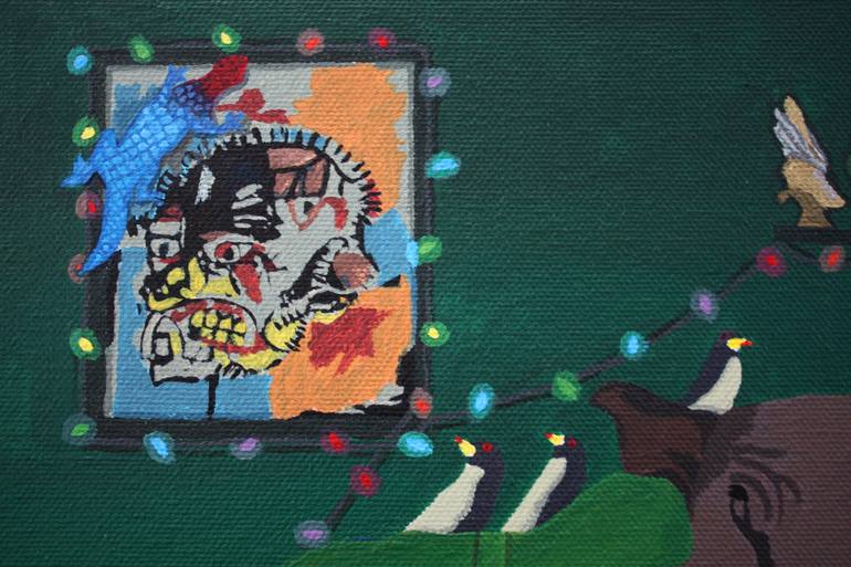 Original Illustration Animal Painting by Lisa Ng