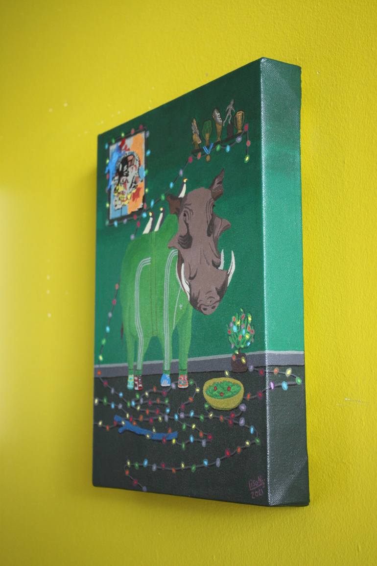 Original Illustration Animal Painting by Lisa Ng