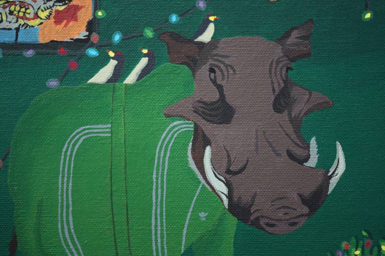 Original Illustration Animal Painting by Lisa Ng