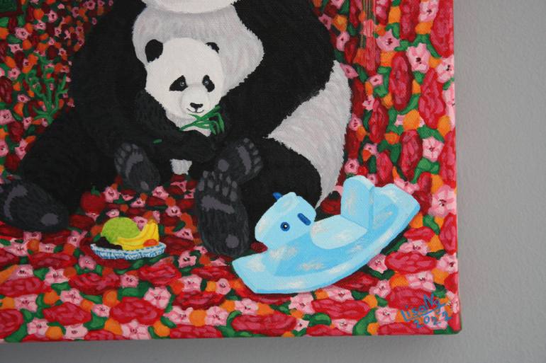 Original Fine Art Animal Painting by Lisa Ng