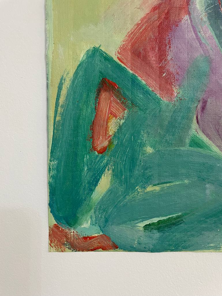 Original Abstract Expressionism Abstract Painting by Anniek Verholt