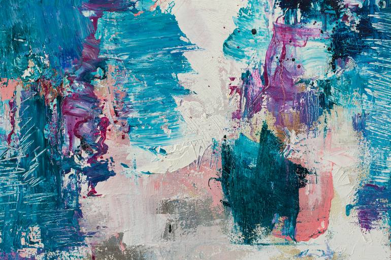 Original Abstract Expressionism Abstract Painting by Anniek Verholt