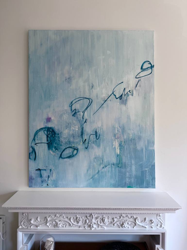 Original Abstract Expressionism Abstract Painting by Anniek Verholt