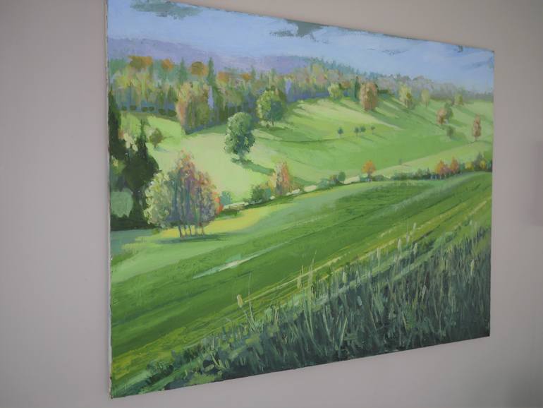 Original Figurative Landscape Painting by Jonathan Collins
