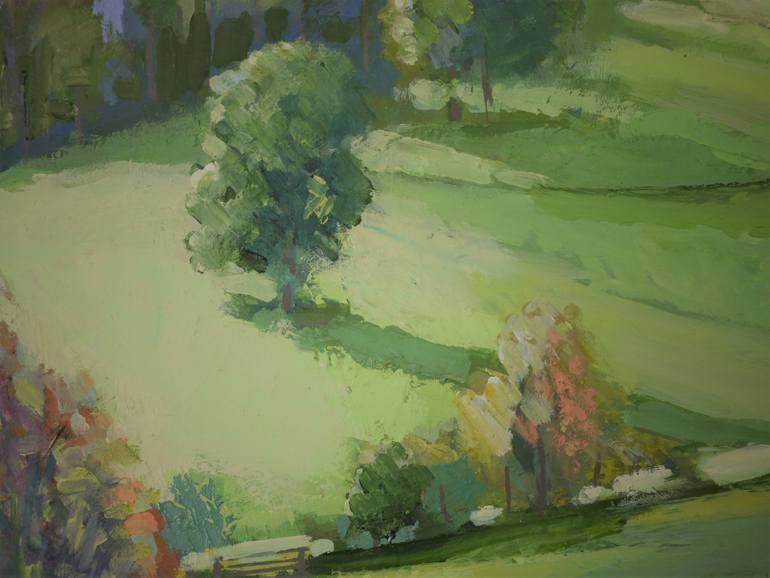 Original Figurative Landscape Painting by Jonathan Collins