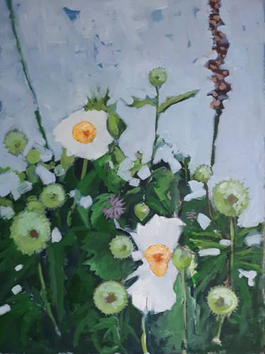 Print of Figurative Floral Paintings by Jonathan Collins