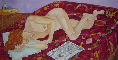 Original Figurative Women Paintings by Albion Hicks