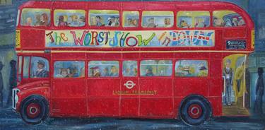Original Figurative Cities Paintings by Albion Hicks
