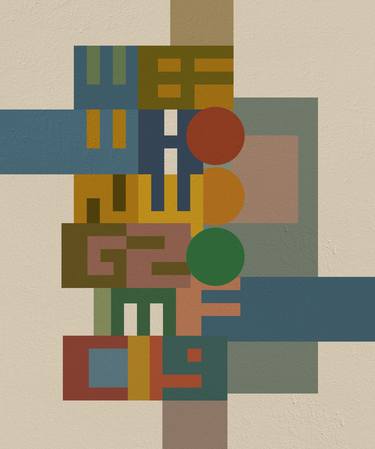 Print of Art Deco Geometric Digital by Jack Smith