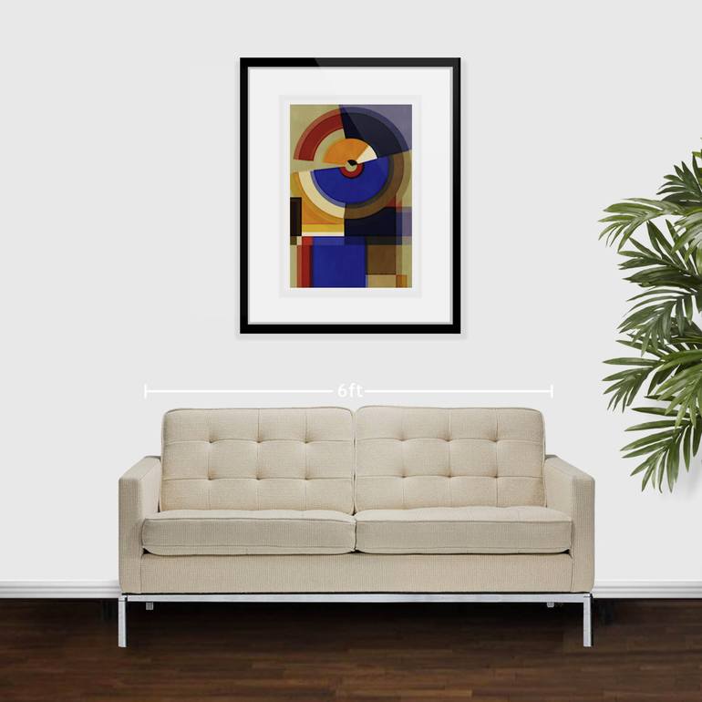 Original Art Deco Abstract Collage by Jack Smith